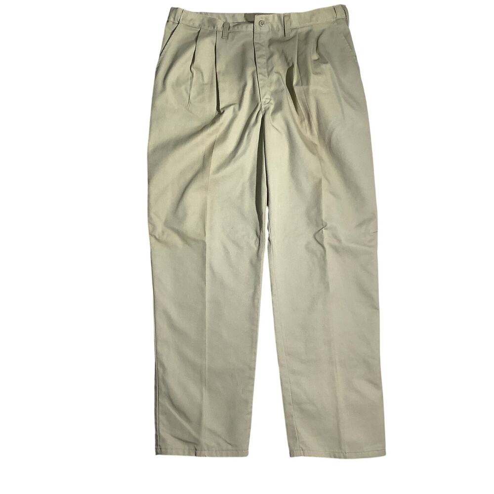 Dickies Straight Leg Pants Men’s Size 38W 30L Khaki — Workwear, Casual, Classic